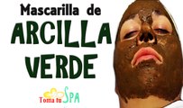 MASCARILLA DE ARCILLA VERDE Y AGUA MINERAL, HAZLO FÁCIL Y RÁPIDO/GREEN CLAY FACIAL MASK DIY