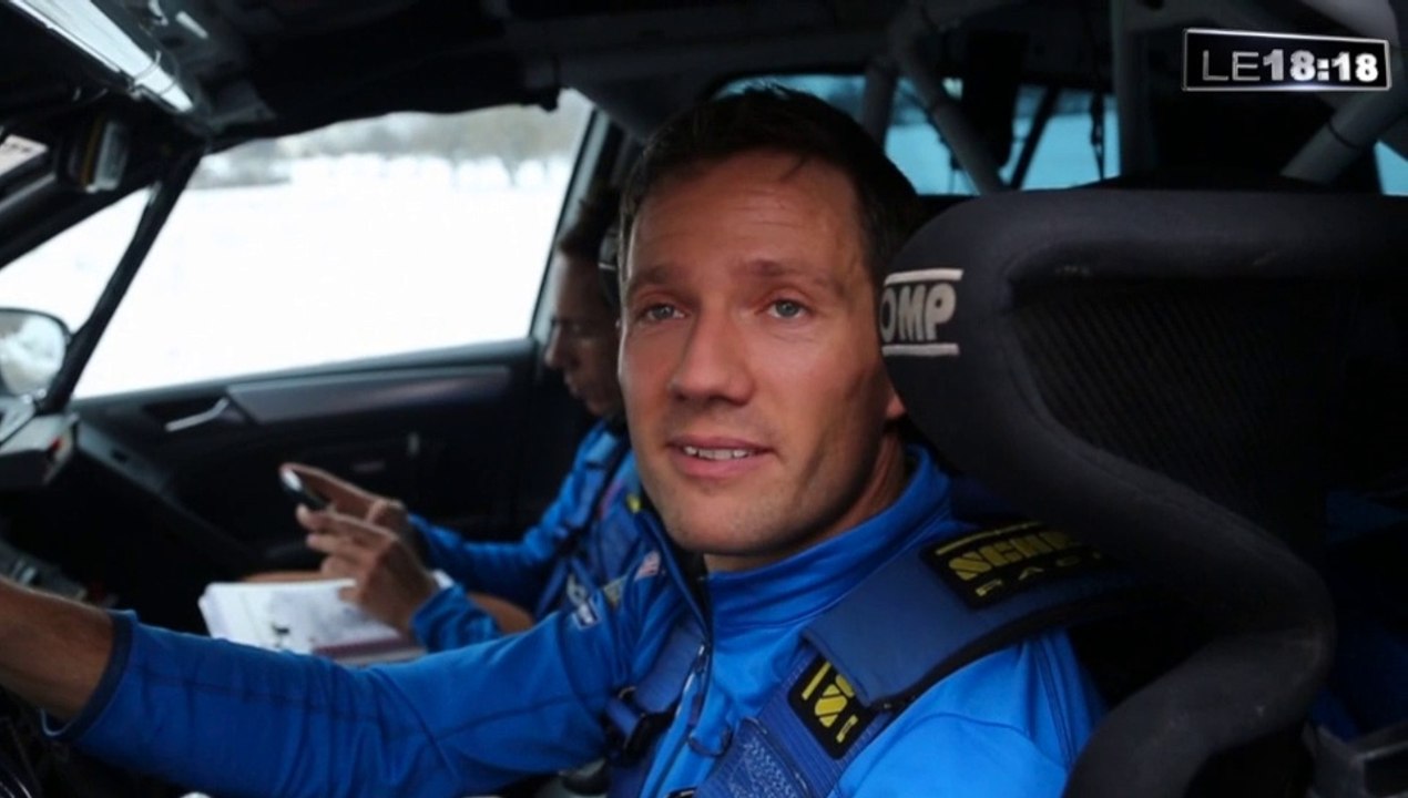 Le 18:18 - A Gap avec Sébastien Ogier sur les routes du rallye Monte-Carlo