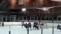 Hockey ref punches player trainer punches ref