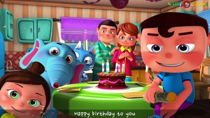 Happy Birthday Song | Videogyan 3D Rhymes | Nursery Rhymes For Children