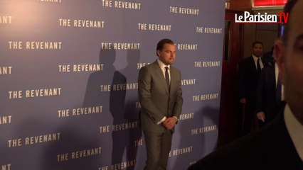 Leonardo DiCaprio à Paris pour l'avant-première de "The Revenant"