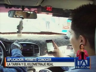 Aplicación gratuita para celulares permite saber la tarifa real de una carrera de taxi