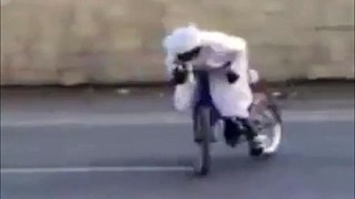 Arabian bike drifting...