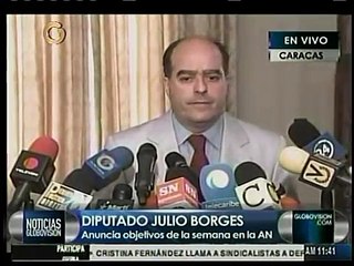 Diputado Julio Borges anunció los objetivos de la Asamblea Nacional