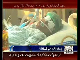 Saira Afza Tarar tells a lie about Swine Flue in Pakistan