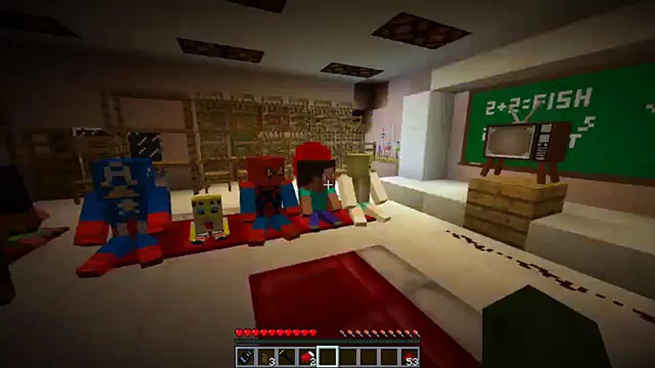 Minecraft School : FIVE NIGHTS AT FREDDY'S - NIGHT #2 (Custom Roleplay)