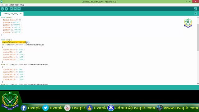 Lecture 3 Arduino Programming Led's Control With LDR in urdu hindi