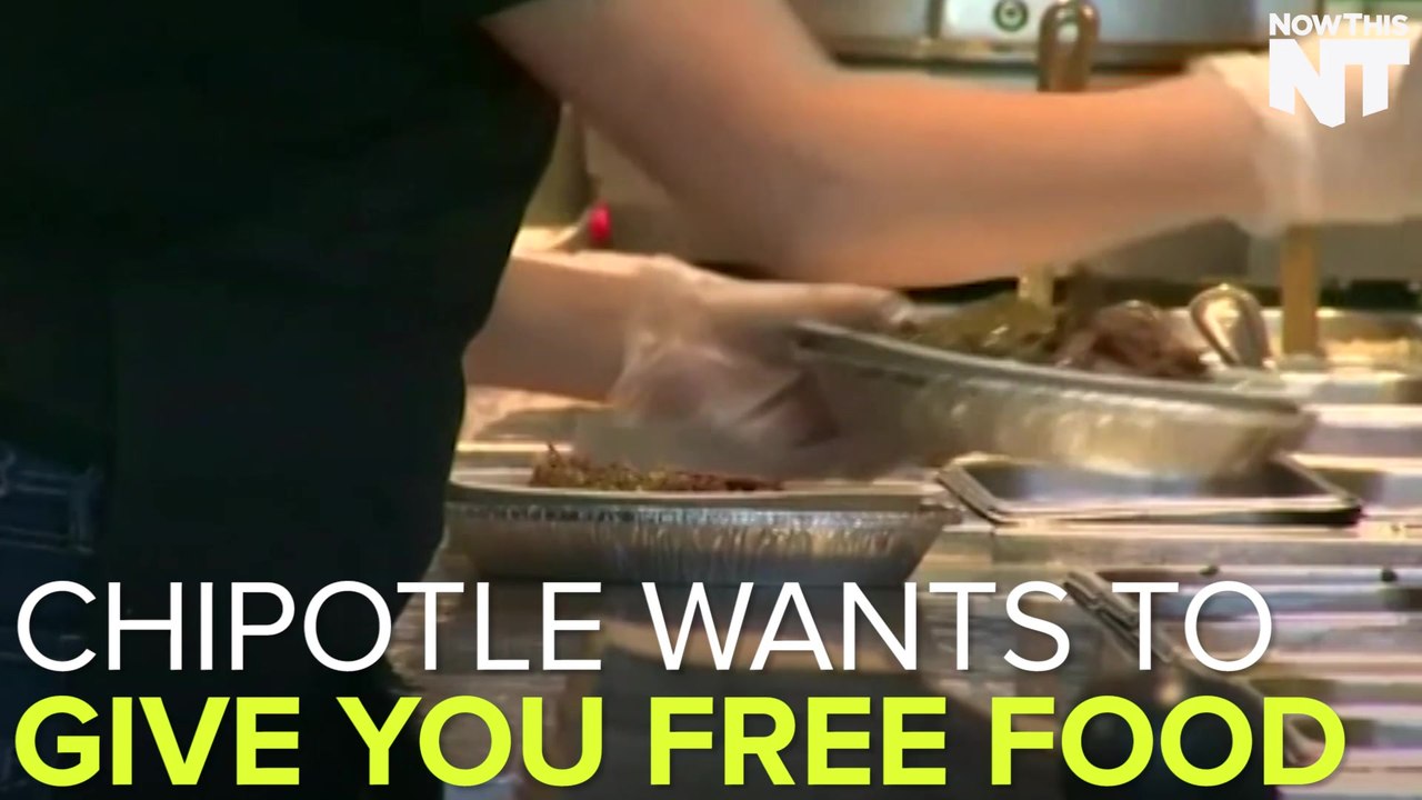 Chipotle Wants To Give You Free Food video Dailymotion