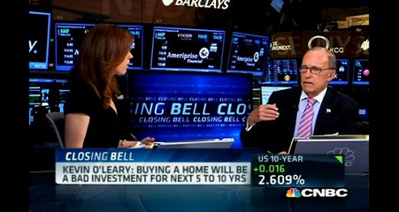 Kevin O'Leary BUYING a HOME a BAD INVESTMENT in 2016
