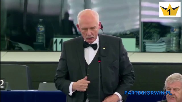 Janusz Korwin-Mikke - Debata o sytuacji w Polsce w PE (19.01.2016)