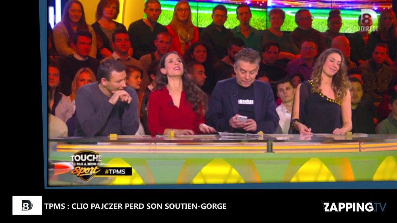 TPMS : Clio Pajczer perd son soutien-gorge sur le plateau (Vidéo)