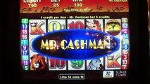 MR CASHMAN AFRICAN DUSK Slot Machine with CASHMAN CHANGES REELS BONUS Las Vegas Strip Cas