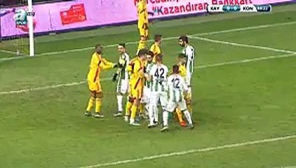 Ali Camdali Goal Kayserispor 0-1 Konyaspor 19.01.2016 HD