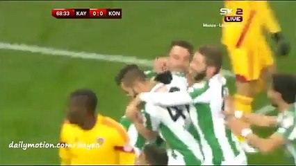 All Goals HD - Kayserispor 0-1 Konyaspor - 19-01-2016 Turkish Cup