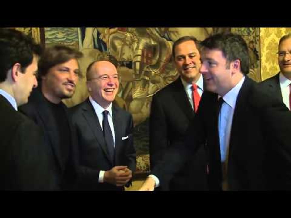 Roma - Renzi incontra con il CEO di Cisco Systems (19.01.16)