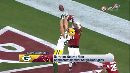 Announcers call Rodgers hail mary in Portuguese