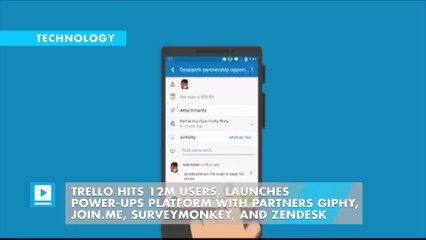 Trello hits 12M users, launches Power-Ups Platform with partners Giphy, Join.me, SurveyMonkey, and Zendesk