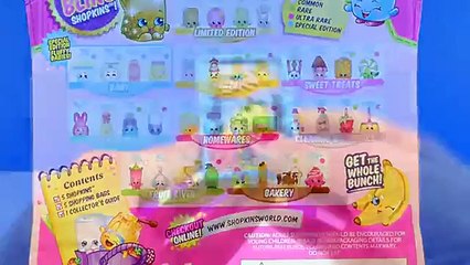 Télécharger la video: SHOPKINS 2 Crystal Glitz Fluffy Baby Surprise 12 Pack Shopkin Christmas 2014 Toys by DCTC