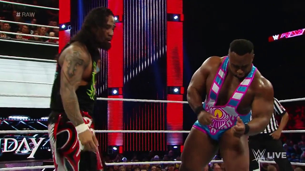 Jey Uso vs. Big E- Raw, January 18, 2016