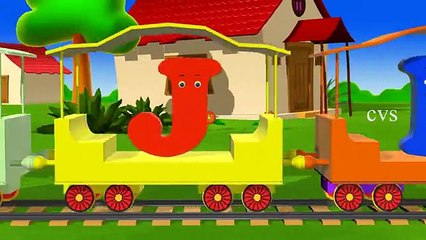 Learn Alphabet Train Song - 3D Animation Alphabet ABC Train song for children