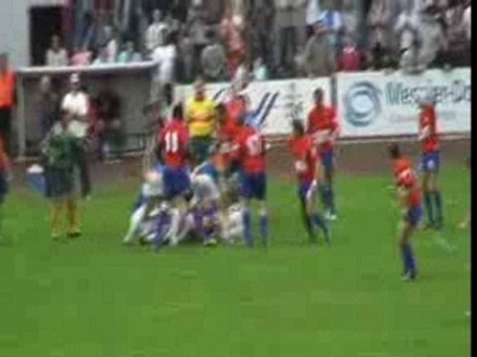 Oloron Aurillac  quart de final aller