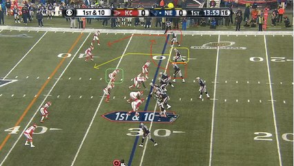 Brady finds Edelman for 13-yard gain