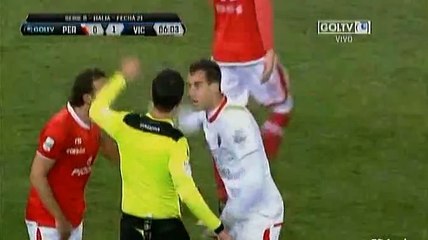 Stefano Giacomelli Goal - Perugia 0 - 1 Vicenza - 19-01-2016