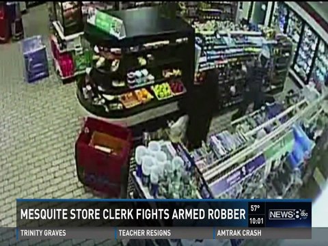 Ethiopian store clerk Eyob Million fights off armed robber in Dallas, TX
