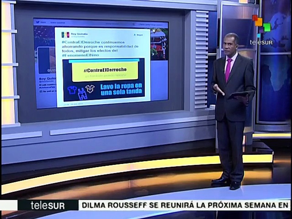 Colombianos tuitean alternativas para un mejor uso del agua