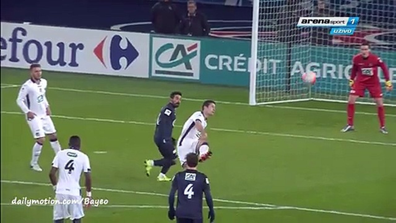 David Luiz Goal HD - PSG 0-1 Toulouse - 19-01-2016 Coupe de France