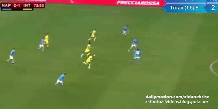 0-1 Stevan Jovetic - Napoli v. Inter - Coppa Italia 19.01.2016 HD