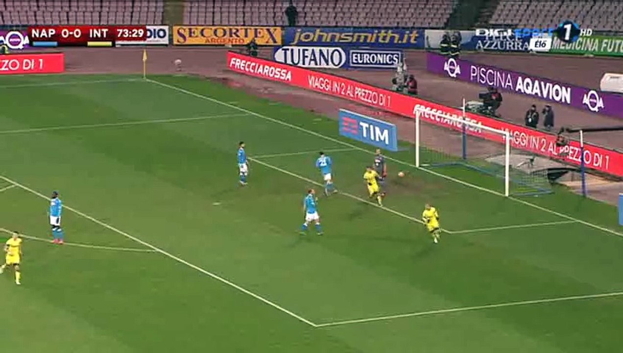 Stevan Jovetić Goal HD - Napoli 0-1 Inter - 19-01-2016 Coppa Italia