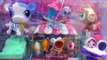 Littlest Pet Shop Ice Cream Frenzy LPS Treat Stand Playset with Little Charmers + Rolleroo