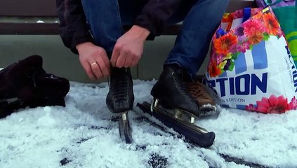 Schaatspret op ijsbaan Alteveer - RTV Noord