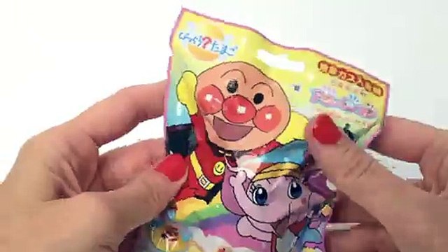 Anpanman Bath Ball Anpanman Surprise Eggs アンパンマン　びっくらたまご 「みんな仲良し編」 Anpanman Bath Powder Soap