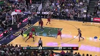 Alec Burks Monster Dunk Over DeAndre Jordan | Clippers vs Jazz | Dec 26, 2015 | NBA 2015-16 Season