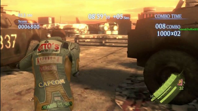 RESIDENT EVIL 6 [HD] - THE MERCENARIES - PIERS (COSTUME 1) DUO - HIGH SEAS FORTRESS (S RANK!)
