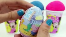 Minnie Mouse Glaces Minnie Mouse Play-Doh Oeufs Surprise Œufs de Peppa Pig Macha et LOurs de la Vidéo