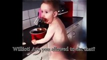 Swedish kid caught on tape eating cookie dough and lying about it