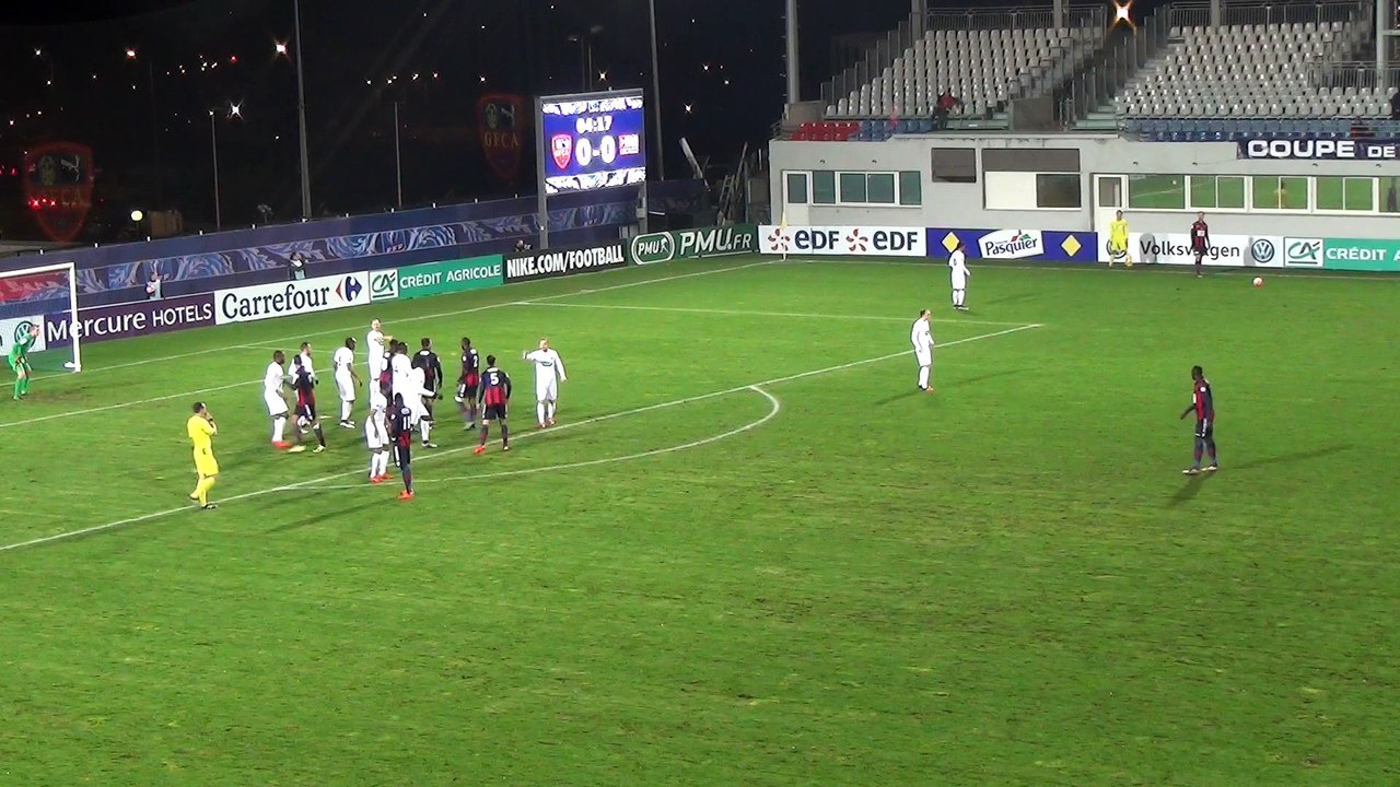 CDF 16e Gazélec AJACCIO-EAG 3-0 les buts
