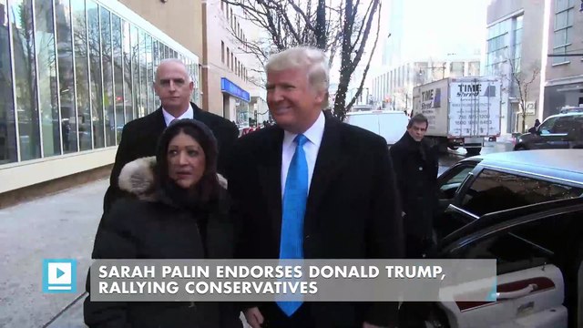 Sarah Palin Endorses Donald Trump, Rallying Conservatives