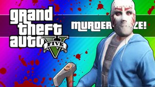 GTA 5 Online: Murder Maze - First Person Edition! (GTA 5 Next Gen Funny Moments)