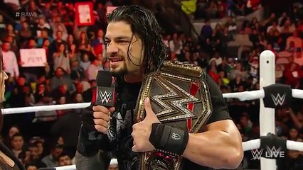 Roman Reigns doesn\'t back down to the McMahon family: Raw, January 4, 2016