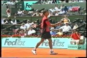 2004 French Open - 3rd Round (Gustavo Kuerten vs Roger Federer) Set 1