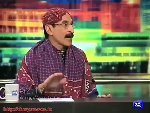 Iftikhar Thakur as Qaim Ali Shah in Mazaaq Raat