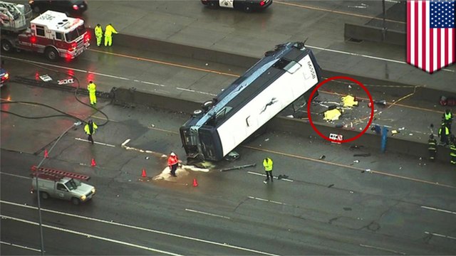 Sleeping driver blamed over San Jose Greyhound crash that killed two