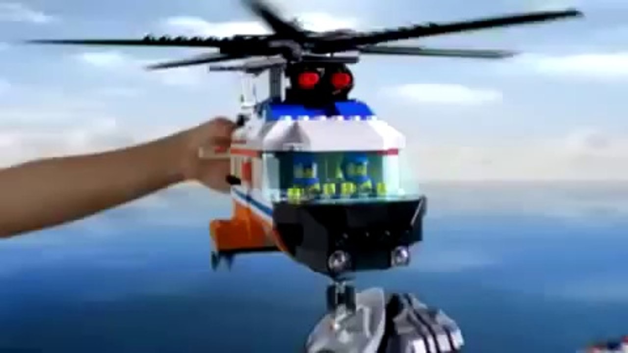 ВЕРТОЛЕТ БЕРЕГОВОЙ ОХРАНЫ Лего Сити HELIKOPTER STRAŻY PRZYBRZEŻNEJ Lego City