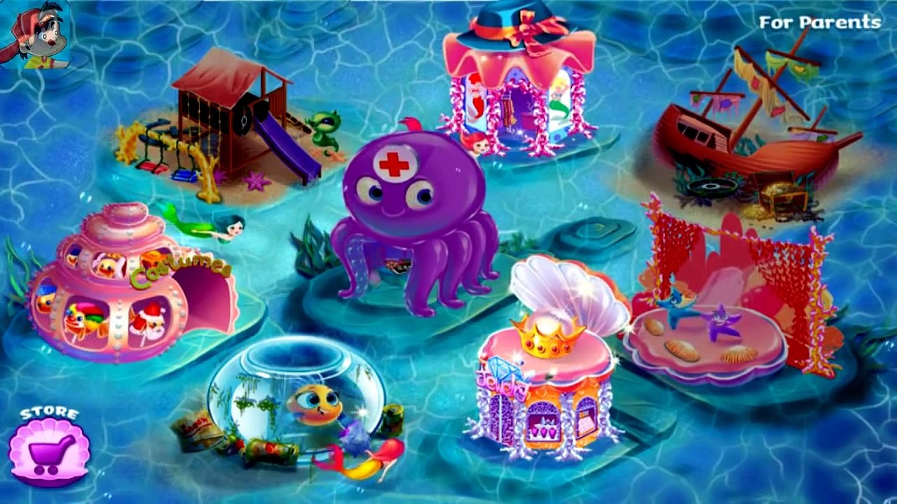 Deniz Kızı Mermaid Princess Underwater Fun Çizgi Filmi Oyunu Çocuklar İçin Video