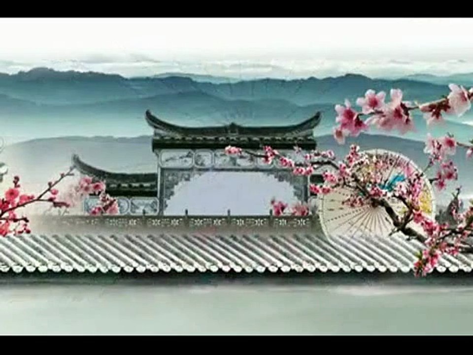 # Chinese ink painting style - Umbrella