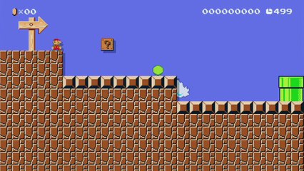 Super Mario Maker - Viewer Levels - Name: "Megaman 1 - Dust Man" - ID: 31D1-0000-0040-14A9